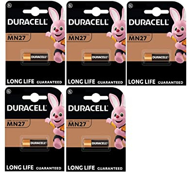 5X Duracell MN27 27A A27 8LR732 (5 Blister a 1 Batterie) 5 Batterien