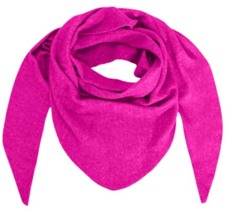 Gloop Damen Schal Strick Dreieck Halstuch Poncho Dreieckstuch für Frauen und Mädchen kuschelig flauschig mehrweg ohne Kratze an Haut