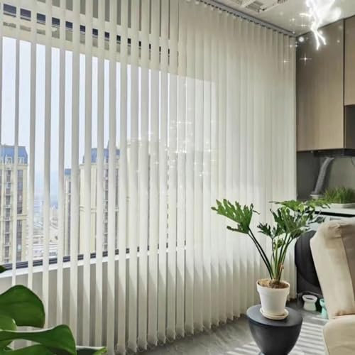 Tenda Scorrevole con Sistema Completo,Tende Lamelle Verticali Oscuranti,per Finestre,Ufficio a Casa,Divisorio per Stanze,Colori e Dimensioni Personalizzabili,Larghezza x Altezza (140cm x 180cm)