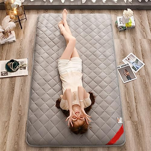 Futonmatratze -Japanischer Futon, Faltbare Rollmatratze Thai-Massage Bettmatratzen Tatami Bodenmatte Schlafmatratze Für Boden (Color : B, Size : 1.2X2.0m)