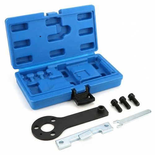 QWORK® Zahnriemenwerkzeug, Motoreinbau-Werkzeugsatz, Nockenwellen-Ausrichtungs-Timing-Arretierwerkzeug, geeignet für FIAT, Panda, Punto Evo