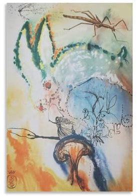 Berühmter Maler, Salvador Dali, hervorragendes Gemälde, Kunstposter (116), Poster, Kunstdruck, Wandfoto, Malerei, Poster, hängendes Bild, Familiendekoration, 60 x 90 cm
