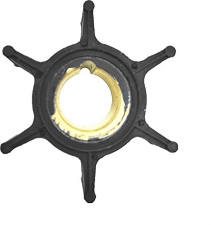DOFABI Außenbordmotor-Laufrad, Bootsmotor-Laufrad, for Yamaha, for Tohatsu, 6-8 PS Außenbordmotor-Zubehör 3B2-65021-0 3B2650210M 803748K01 Außenbordteile Wasserpumpen-Impeller