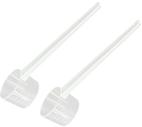 Confezione Da 2 Misurini Con Manico Lungo, Misurini 5G, Misurini Da Cucina, Misurini Per Tè E Caffè, Misurini Con Bilancia, Misurini Detersivo