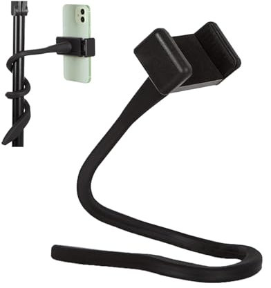 LINGJIA Porta Cellulare Bici, Supporto per Cellulare, Carrello Portacellulare, Supporto per Fotocamera Sportiva, Supporto per Smartphone in Silicone, Carrozzina, Tutti I Modelli di Cellulare