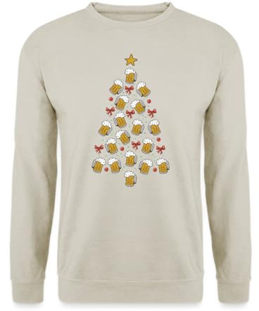 Unibly Chope de Noël - Pull de Noël, Pierre naturelle, XXL