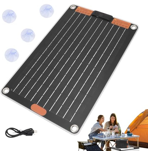 Chargeur Solaire Recharge Extérieure Multi-Appareils Étanche