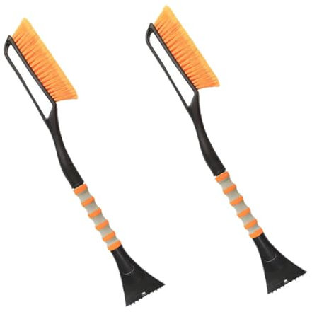 Toyvian 2piezas Pala De Nieve para Coche Rascador De Parabrisas Pala De Hielo para Ventanas Herramienta De Quitanieves Material Resistente para Limpiar Nieve El Automóvil