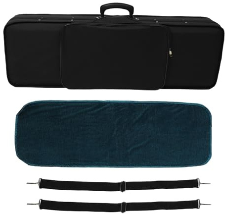 Estuche para violín Estuche rígido for violín 4/4, rectangular, de tela Oxford y espuma, ligero, for violinista
