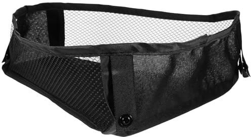 MOBUTOFU Bolsa Organizadora para Cochecito de Ñiño Gran Capacidad y Malla Transpirable, Bolsa Inferior para Pañales y Juguetes, Adecuado para Paseos y Salidas Ñiño, Negro