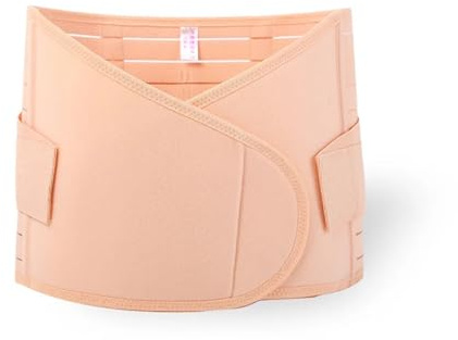 WJIAYAO magkontroll bälte efter förlossning shapewear underkläder formbälte graviditetsunderkläder magen midjebälte, Räkor röd, XXL