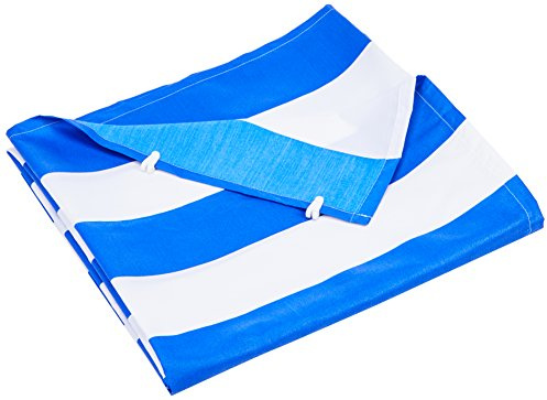 Floracord Completo con la Cuerda tensora, Universal, toldo Vertical, Azul y Blanco, 230 x 140 cm