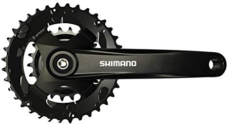 Shimano FC-MT101 Kurbelgarnitur 2X 9-Fach 36-22Z schwarz 2020 MTB