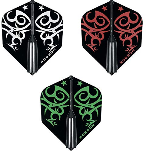 Robson Plus Dart Flight V Flights - Tribe Flight Verschiedene Flight- Formen/Shapes und Farben