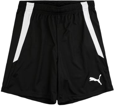 PUMA teamLIGA Shorts Jr Shorts Unisex Kids , Puma Black-Puma White 128
