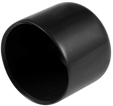sourcing map Gummi Endkappen 25mm ID Schwarz 15 Stück | Gummikappen Runde Schutzkappen Gummi Abdeckung Stopfen Möbelgleiter Bolzen Gewindeschutz für Schrauben Rohr Stuhlbeine