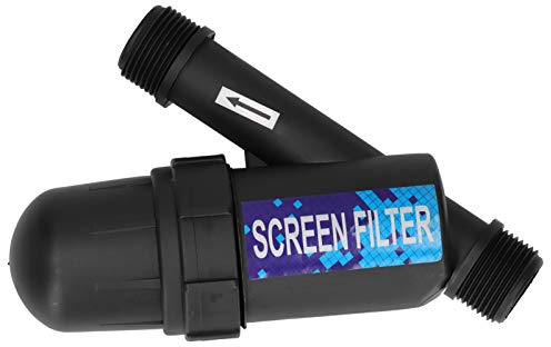 Alvinlite Filtre à Eau à Tamis à Mailles Filtre d'irrigation Goutte à Goutte 1 Pouce pour Goutte à Goutte agricole de Serre de Jardin