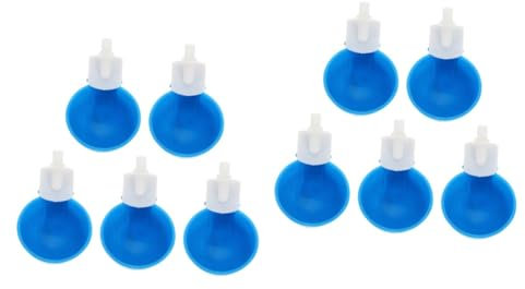 Yardwe 10pcs Waterer Replaceable Chicken Waterer Automatic Water Feeders for Household Use for Chicken Supply and Multi-function Water Cups in Pasture Scenarios