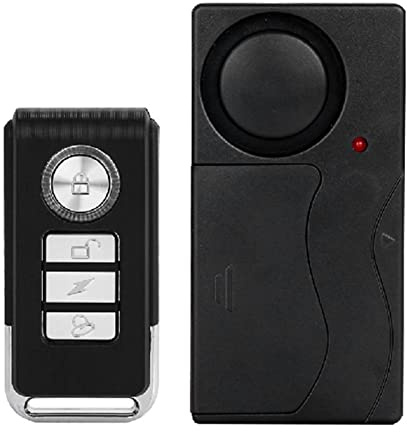 Shkalacar Cykellarm 110dB, Trådlös vibrationsrörelsesensor Motorcykelcykel Säkerhetssensorer Cykellarm med fjärrkontroll