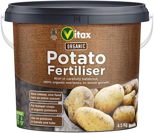 4.5kg Tub, Organic Potato Fertiliser, Nourish Your Potato Crop with Balanced Organic Nutrients