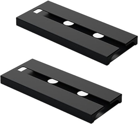 AYVRUOP 2 Piezas Soporte Para Copas De Vino Colgante, Estante Copas Vino Debajo Gabinete, Colgador Copas Sin Taladrar, Estante Colgar Copas Autoadhesivo Para Bar, Restaurante, Cocina,Negro