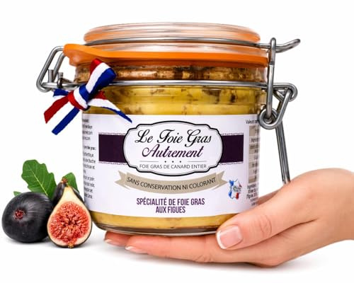 Foie Gras Entenleber – Fruchtige Varianten mit Orange, Feigen, Aprikose, Vanille, Trüffel & mehr – Französische Delikatesse – Relais Gourmet – Verschiedene Größen | Feigen 80 g