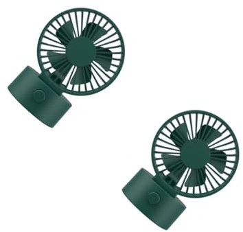 Housoutil 2 Piezas Termatidota portátil mini ventiladores mini ventilador USB de mesa usb escritorio de escritorio de oficina portátil