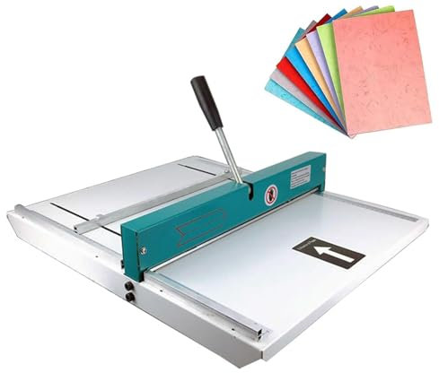 CHANGLKJ Plieuse Manuelle, 70-450 G, 480 Mm, avec Règle De Positionnement, Structure Métallique Robuste Et Haute Précision, pour Dossiers, Cartes Et Invitations