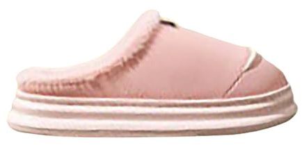 Tofflor dam plysch, tofflor platta varma tofflor platta filttofflor hem vinterskor komfort pantoletter lätta gästtofflor stugskor halkfria mjuka bekväma tofflor