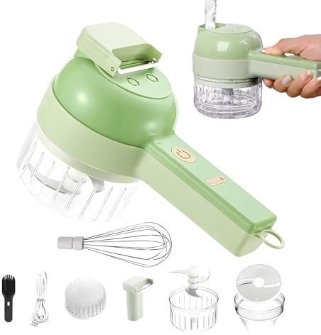Cortador eléctrico de verduras, cortador eléctrico de verduras, procesador de alimentos portátil, rallador de jengibre, triturador para cocina, apio, pimientos, carne, zanahorias, cebollas