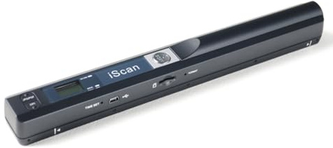 Lobamop Scanner Portable 900dpi Handheld A4 Document Scanner LCD L'Affichage Prend en Charge Les Formats JPG/PDF Idéaux pour Les Livres et Les Images