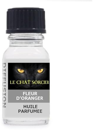 Le Chat Sorcier - Parfum d'Ambiance - Huile Parfumée - Fleur d'Oranger (10ml)