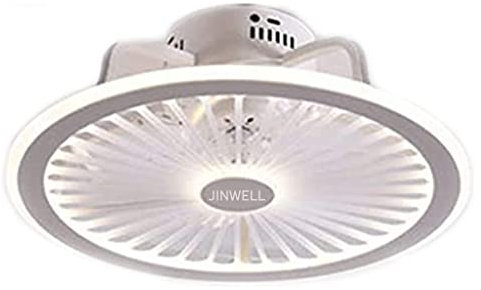 LED luce ventilatore a soffitto invisibile camera da letto sala da pranzo soggiorno lampada ventilatore con telecomando luce ventilatore a soffitto moderna lampada da soffitto minimalista,50cm