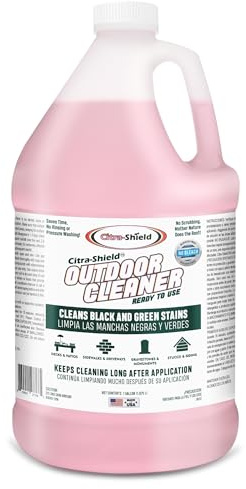 Citra-Shield Outdoor - Concrete, Roof, Walls, Headstone, Deck, and Vinyl Siding Cleaner - RTU Outdoor Cleaner, Pack of 1