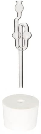 Beste Angebote Gummistopfen + Glas Gärrohr Gummikorken Gärspund Weinballon Stopfen Gäraufsatz (28/26mm)