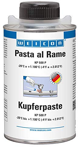 WEICON Pasta al Rame 500 g, Protettivo, agente distaccante e lubrificante per alte temperature