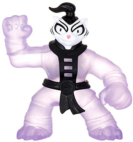 Heroes of Goo Jit Zu Glow Shifters Helden-Packung – super stretchy Bengal mit Glow-in-the-Dark-Schleimfüllung und einzigartiger Glibber-Verwandlung