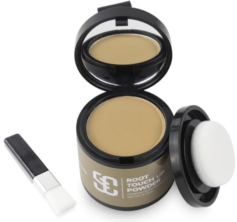 Ansatzpuder, Haar-Concealer Haarverdichtung für Frauen und Männer, Haaransatz Ausbessern & Kaschiert Sofort Haarausfall,Touch Up Haarpulver für dünnes Haar für Frauen (Blond, 4g)