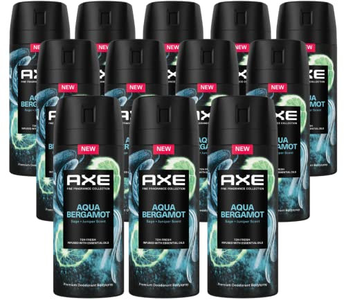Axe Premium Bodyspray Aqua Bergamot ohne Aluminiumsalze 150 ml 12 Stück