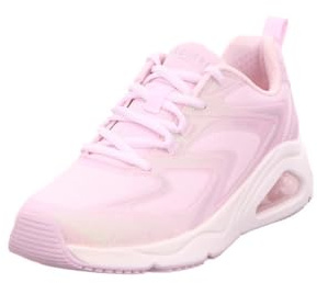 Skechers Tres-Air Uno Glit-airyTRES-Air UNO GLIT-Airy - Tenis para Mujer, Malla termofusible con Purpurina Rosa Claro, 36 EU