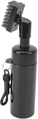 Golf-Wasserbürste, Golf-Wassersprühbürste mit Abnehmbarer 160-ml-Flasche, Langlebig für die Reinigung von Werkzeugen (Black)