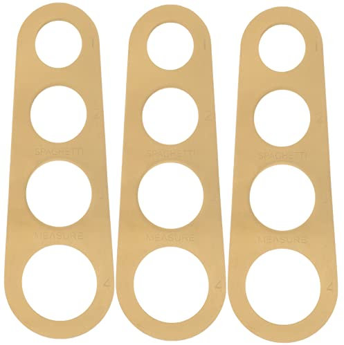 FUNOMOCYA 3pcs Chef Must-Have Pasta Measure Tool Precision Spaghetti Ruler Kitchen Measurer for Gourmet Cooks and Dieters