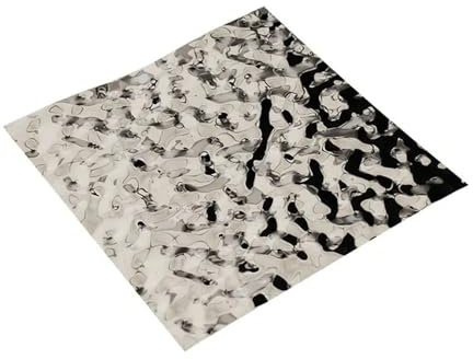 Lawaia Wandtattoo Wohnzimmer KüChe Wanddeko Badezimmer Deko Wandsticker Schlafzimmer Metallspiegel 3d-Wellen-Tapete Mehrfarbige Laser-Aufkleber Reflektierende Innendekorationen (silbrig)