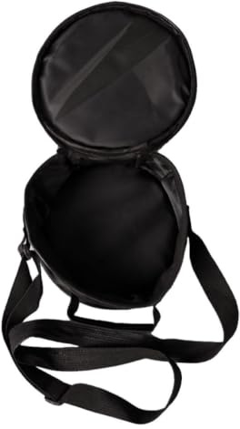 Tragbare Stahlzungentrommel Tasche 8 Zoll, 11 Tonlöcher, Schwarz | Schulterriemen und Doppelreißverschluss, Gepolsterte Ausführung, Oxfordgewebe mit Baumwolle, mit Webbing