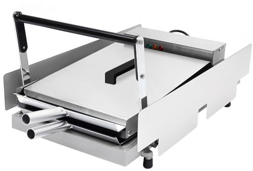 Pressa per hamburger Produttore elettrico hamburger Maker Macchina Grill Bun Tostapane Double Machine Hamburger Former Hamburger Panino elettrico per hamburger Riscaldamento commerciale 2000 W