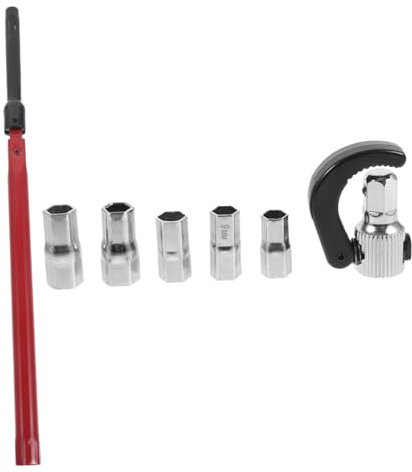 DOITOOL Adjustable Sink Wrench Bathroom Tap Wrench Tool for Faucet Installation and Removal Plumbing Tools