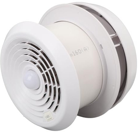 Dachventilator für Wohnmobile – 12-V-Abluftventilator Im Pilzkopf-Design mit 2 Geschwindigkeiten, Beleuchtung und Netzsieb für Wohnmobile, Wohnmobile und Wohnmobile