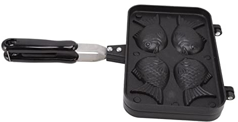 Wakects Macchina per Torte a Forma di Pesce Taiyaki, Stampo per Waffle Antiaderente in Plastica in Lega di Alluminio Resistente Alle Alte Temperature per Prodotti da Forno
