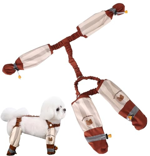Zapatos para Perros,Protector de Pata de Botas para Perros,,Zapatos para Perros Antideslizantes,Pantalones para Perro a Prueba de Polvo Ajustables Botas Perro para Acampar Aire Libre y Senderismo (XL)