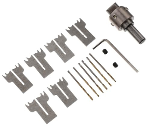 Toddmomy Kit para Hacer Círculos de Madera Brocas de Acero de Alta Velocidad, Precisión Alta para Pulseras y Anillos de Nylon y Resina
